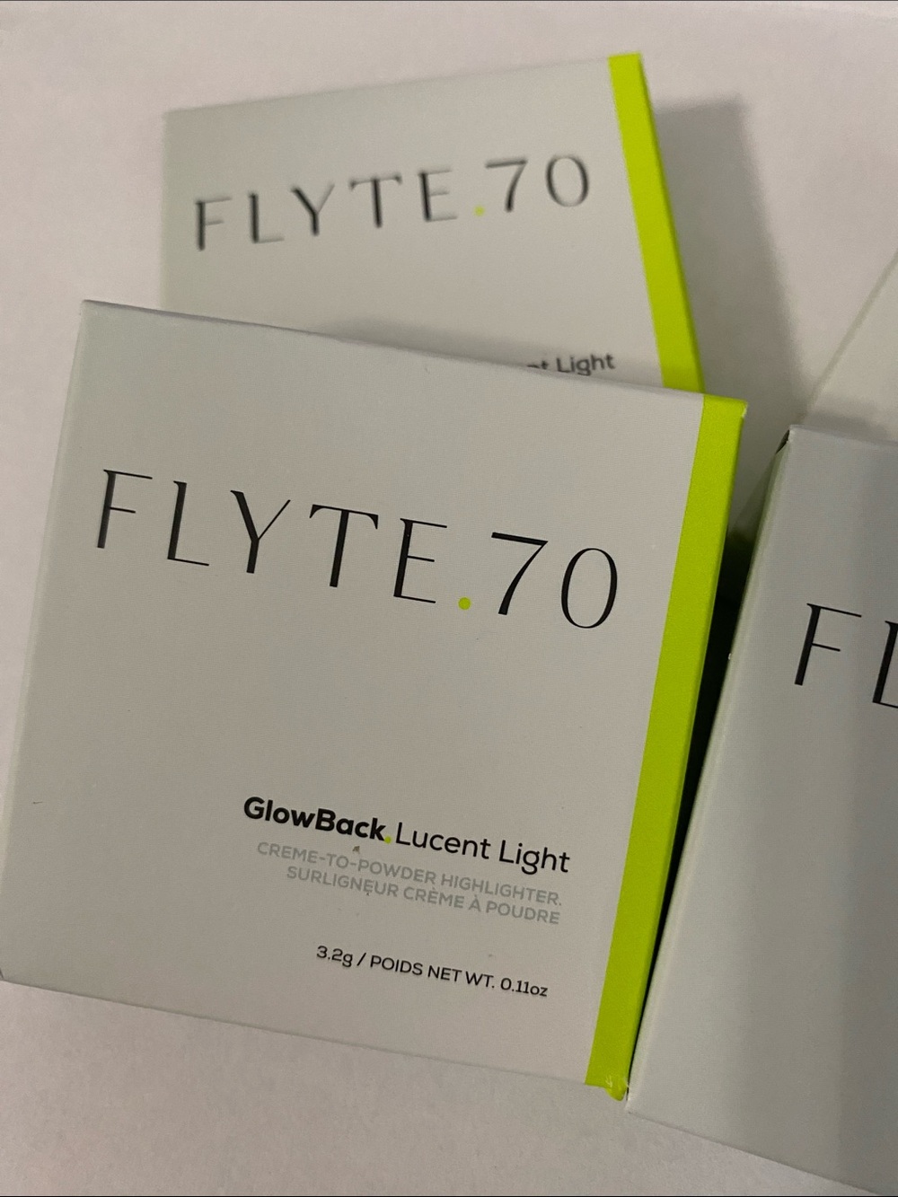 FLYTE.70 GlowBack.Lucent Light Just Like Heaven Set of 4 (MSRP $144) - Picture 2 of 4